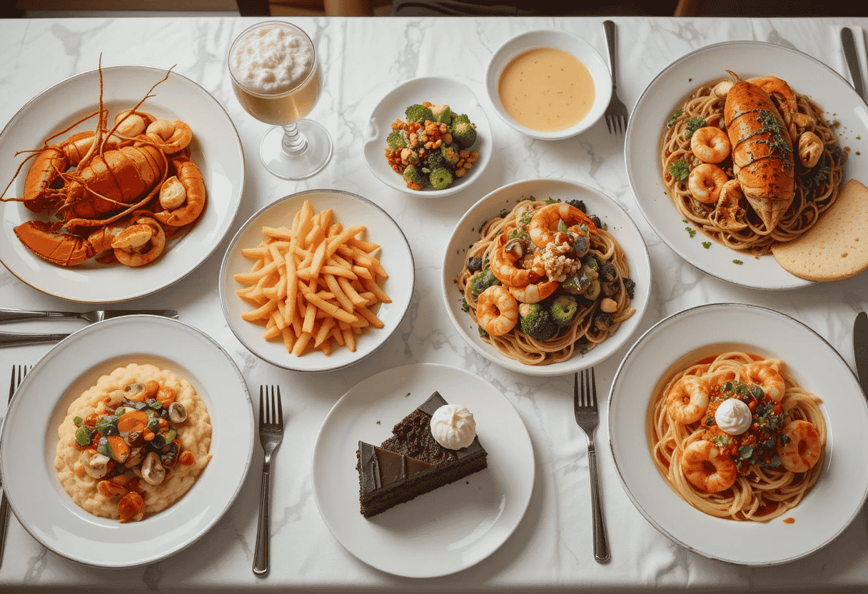 Lobster Dinner Menu with Prices